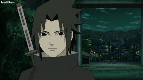 when does sasuke decides to protect the village